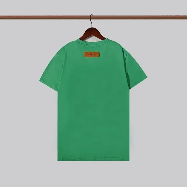 Louis Vuitton T-Shirts Crewneck T-Shirt with Embossed LV Logo product detail image 2