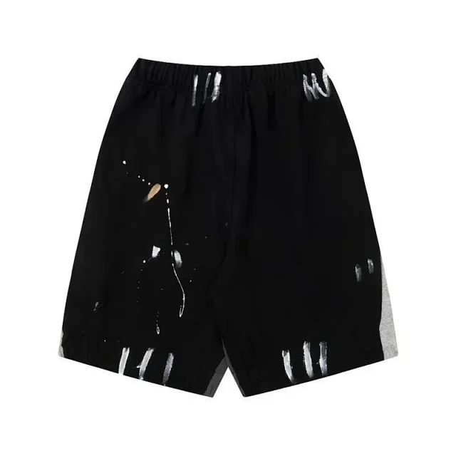 Unbranded Shorts Gallery Dept. text print, paint-splatter, color-block side panels product detail image 7