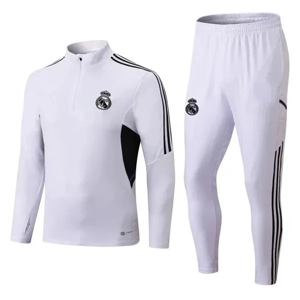 Adidas Real Madrid Training Tracksuit White - 1