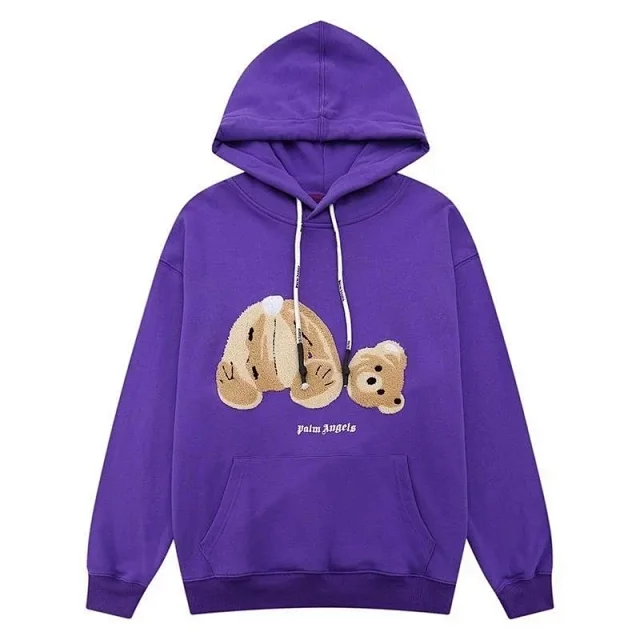 Palm Angels Hoodies & Sweatshirts Teddy Bear Graphic Pullover Hoodie product detail image 6