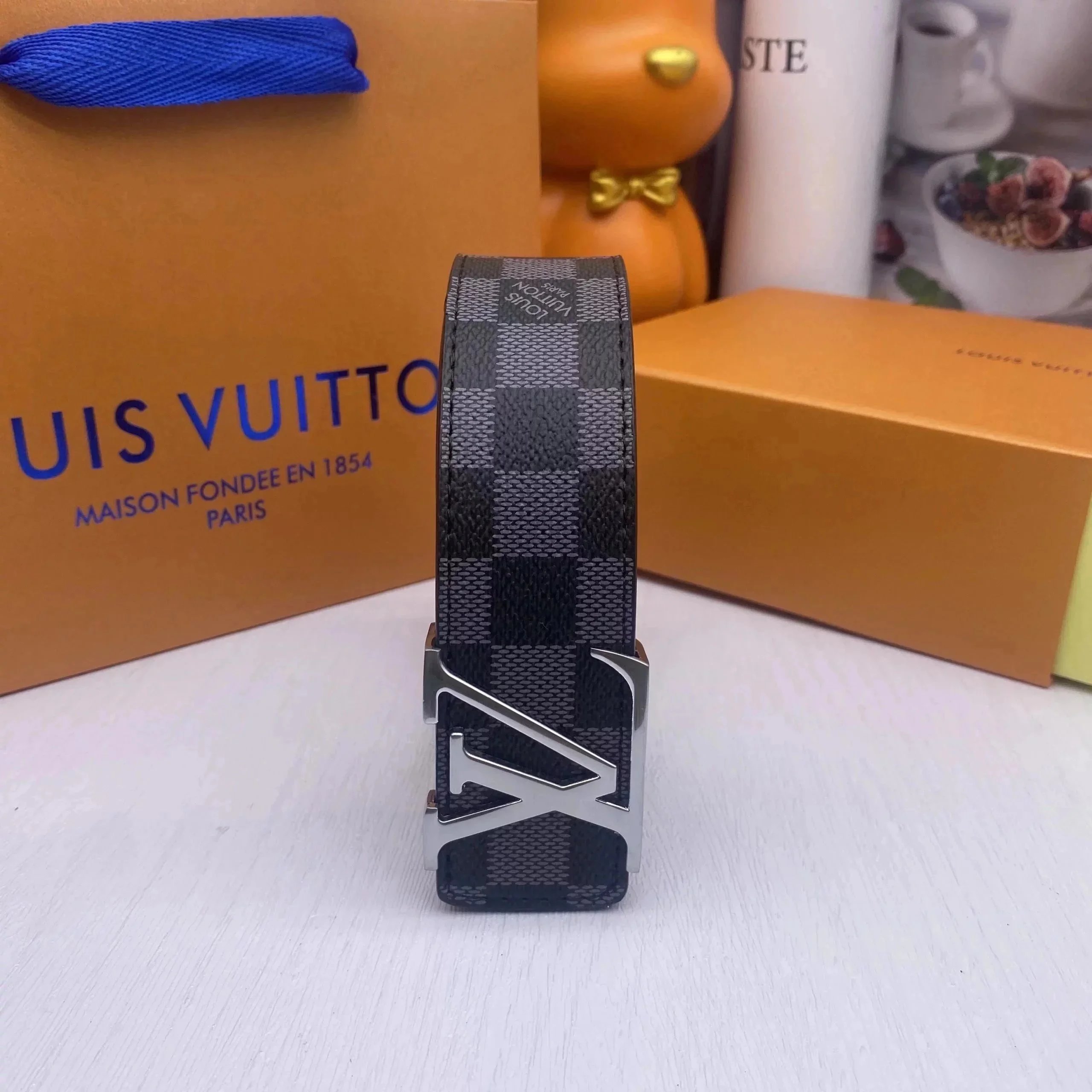 Louis Vuitton Belts Monogram Belt with LV Buckle — 11