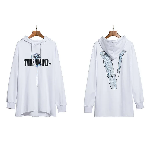 VLONE Hoodies & Sweatshirts Graphic Print Pullover Hoodie product detail image 5