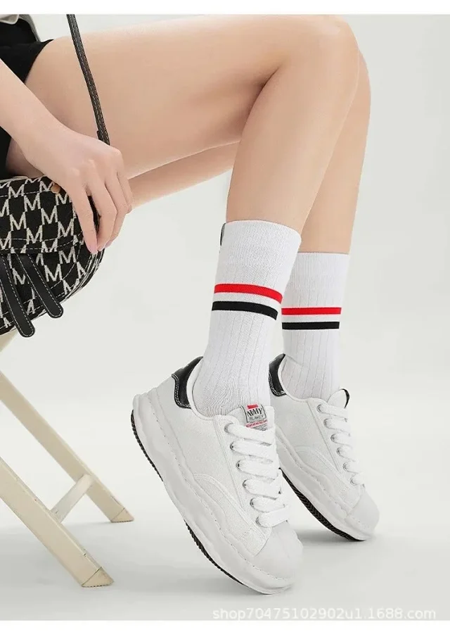 MNY Blakey Sneakers Platform Canvas Low-Top product detail image 8