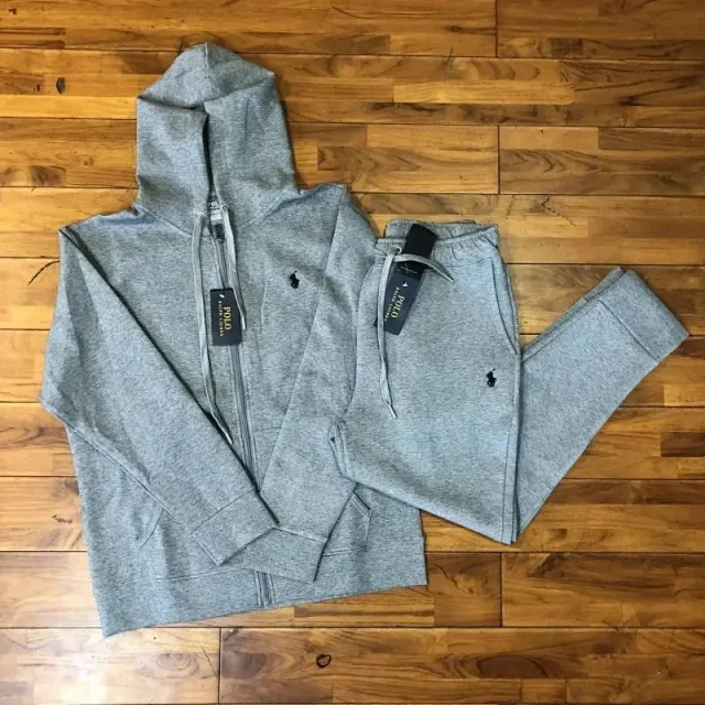 Polo Ralph Lauren Matching Sets Zip-Up Hooded Sweatshirt and Joggers Set product detail image 3
