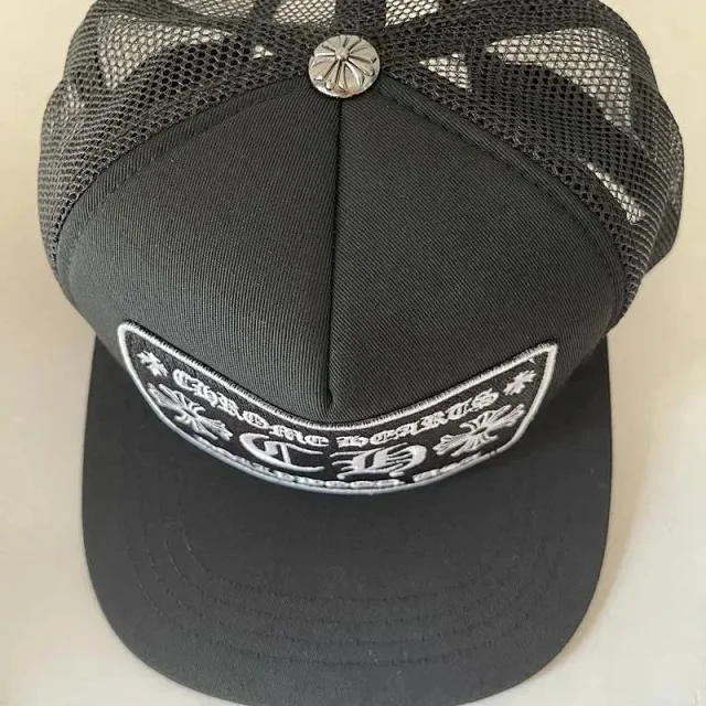 Chrome Hearts Hats Embroidered Logo Patch Flat-Brim Cap product detail image 9