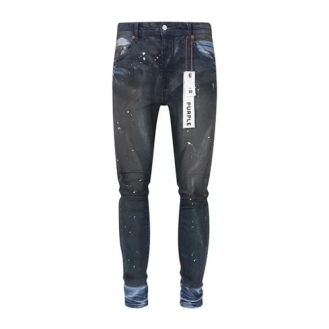 Purple Jeans Slim-Fit Distressed product detail image 10
