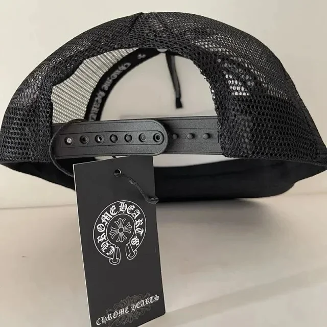 Chrome Hearts Hats Embroidered Logo Patch Flat-Brim Cap product detail image 7