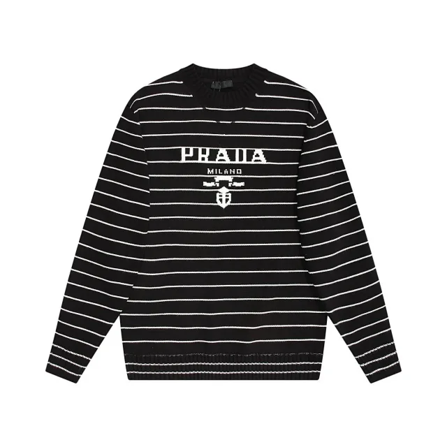 Prada Hoodies & Sweatshirts Crewneck logo sweatshirt product detail image 9