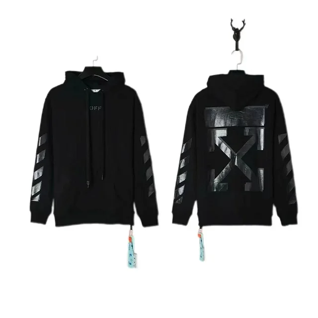 Off-White Hoodies & Sweatshirts Hooded Sweatshirt with Arrow Graphics product detail image 9