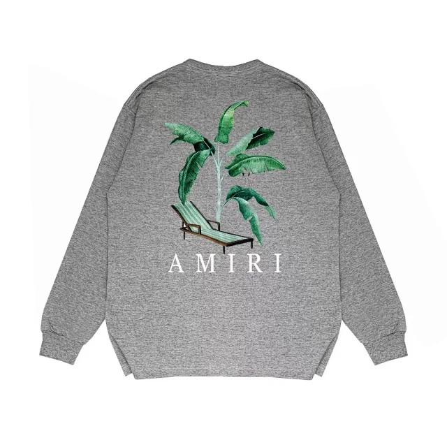 AMIRI Hoodies & Sweatshirts Logo Print Crewneck Sweatshirt product detail image 1