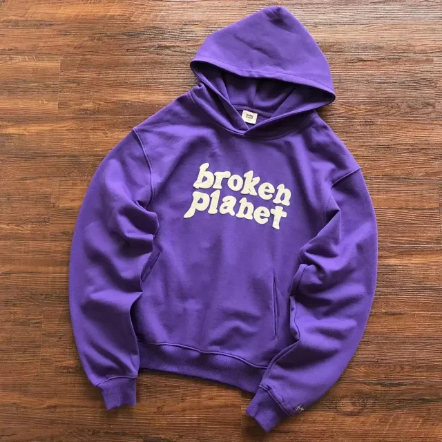 Broken Planet Hoodies & Sweatshirts Graphic Appliqué Hoodie product detail image 6
