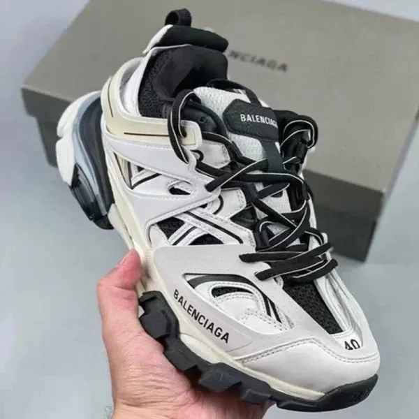 Balenciaga Track 40 White Black Chunky Sneakers - 1
