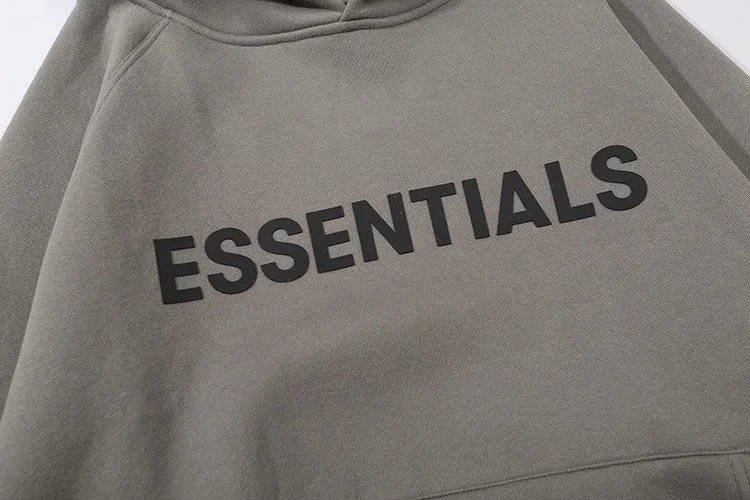 Fear of God Essentials Light Gray Hoodie - 13