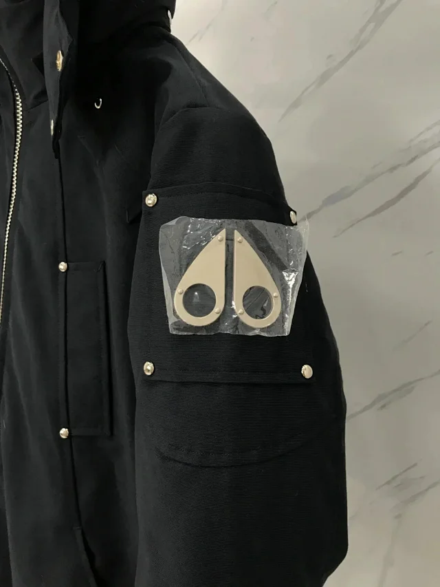 Moose Knuckles Down Jackets Fur-Trim Hooded Bomber product detail image 6
