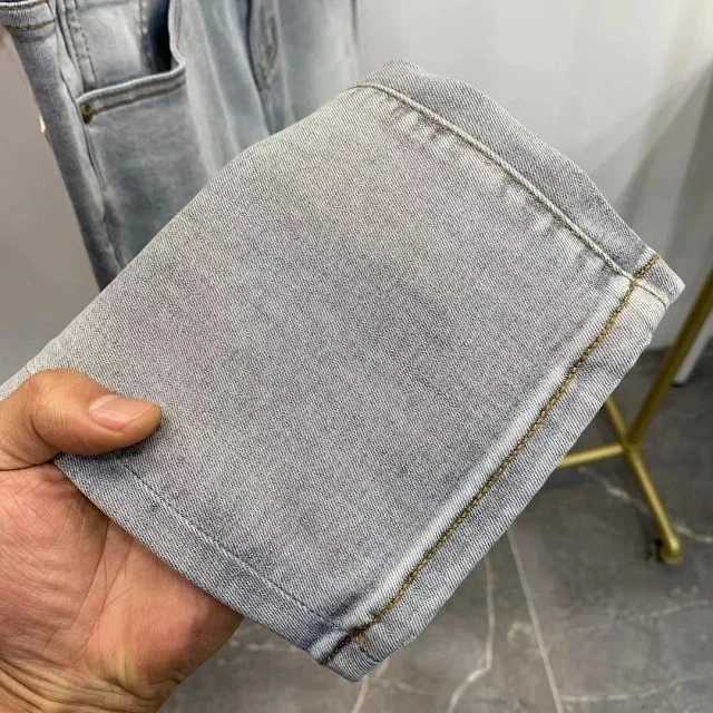 Fendi Jeans Straight-leg with logo back-pocket details product detail image 6