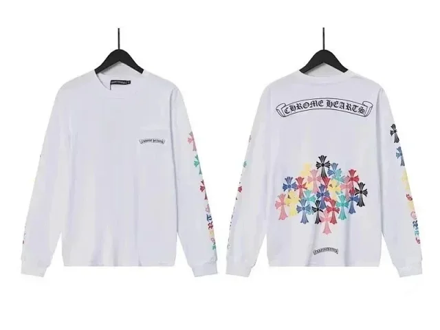 Chrome Hearts Shirts Long-Sleeve Graphic T-Shirt product detail image 5