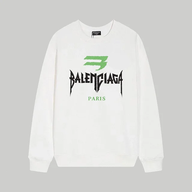 Balenciaga Hoodies & Sweatshirts Graphic Logo Crewneck Sweatshirt product detail image 2