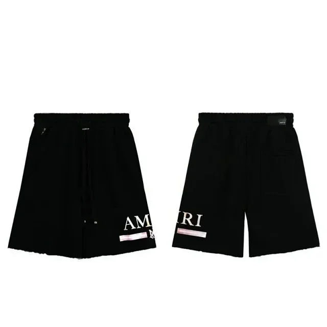 AMIRI Shorts Logo Print Drawstring product detail image 9