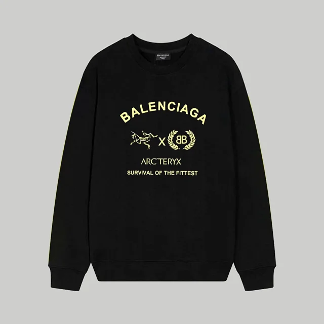 Balenciaga Hoodies & Sweatshirts Graphic Logo Crewneck Sweatshirt product detail image 7