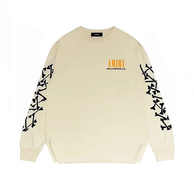 AMIRI Hoodies & Sweatshirts Bone-Print Crewneck Sweatshirt product detail image 5