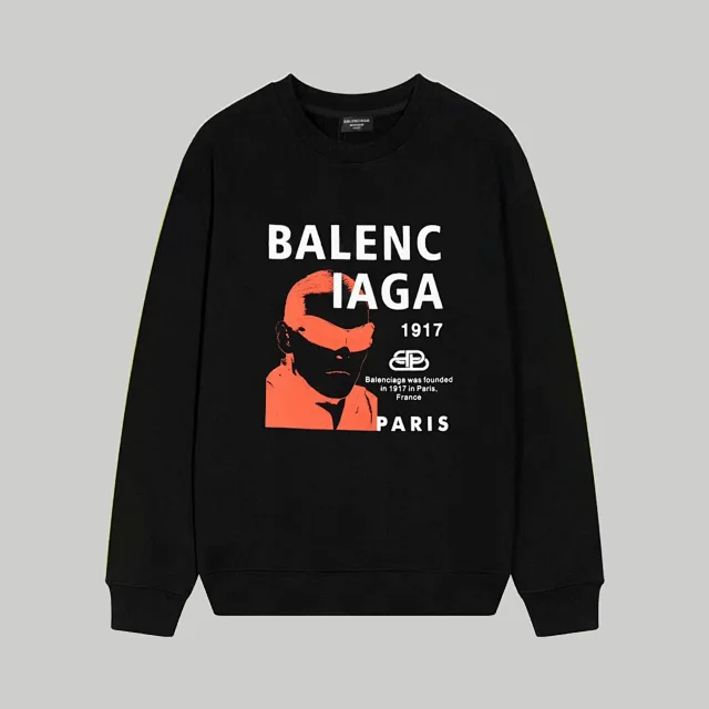 Balenciaga Hoodies & Sweatshirts Graphic Logo Crewneck Sweatshirt product detail image 9