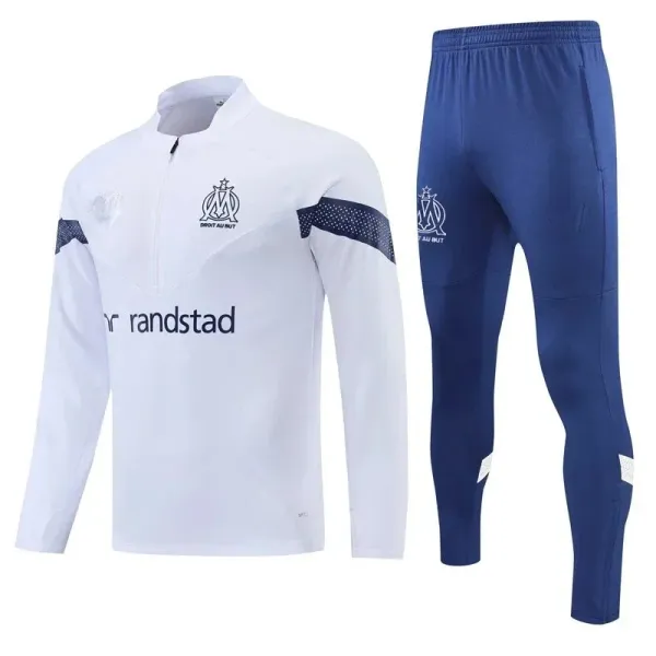 Olympique de Marseille Training Set White/Navy Activewear - 1
