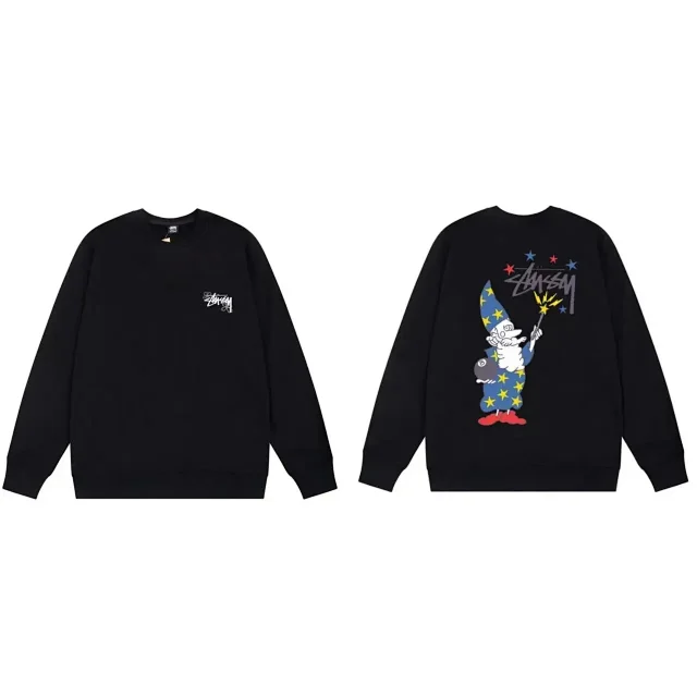 Stüssy Hoodies & Sweatshirts Crewneck floral graphic sweatshirt product detail image 7