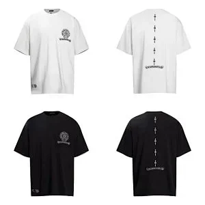 Chrome Hearts T-Shirts Graphic short-sleeve crew-neck product detail image 7