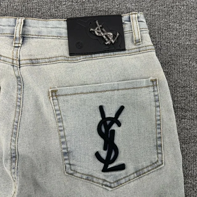 Saint Laurent Jeans Logo-Embellished product detail image 1