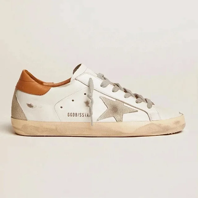 Golden Goose Sneakers Super-Star distressed star product detail image 5