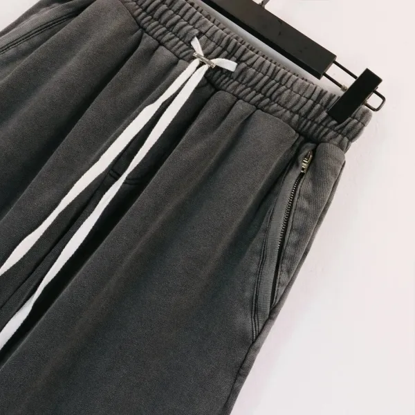 Amiri Cotton Terry Sweatpants Black - 4