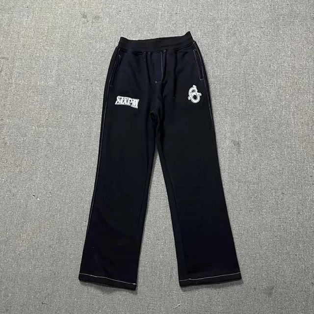SixPM Matching Sets Embroidered Logo Hoodie and Straight-Leg Sweatpants Set product detail image 7