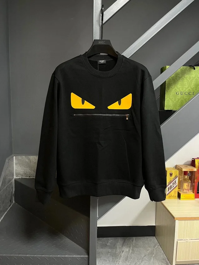 Fendi Hoodies & Sweatshirts Logo-print styles product detail image 1