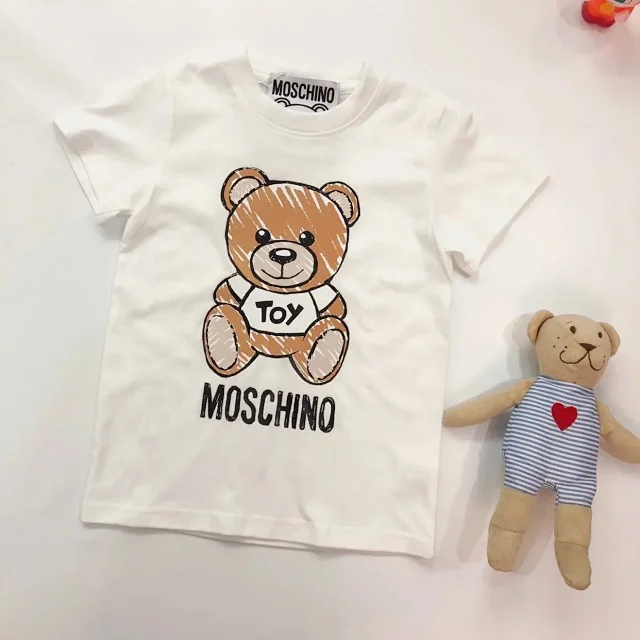 Moschino T-Shirts Graphic Crewneck T-Shirt product detail image 10
