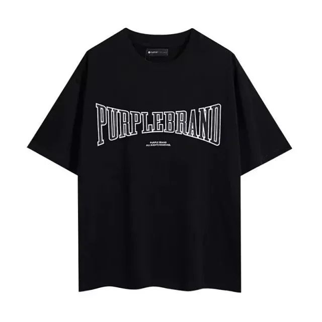Purple Brand T-Shirts Short-Sleeve Graphic Logo product detail image 2