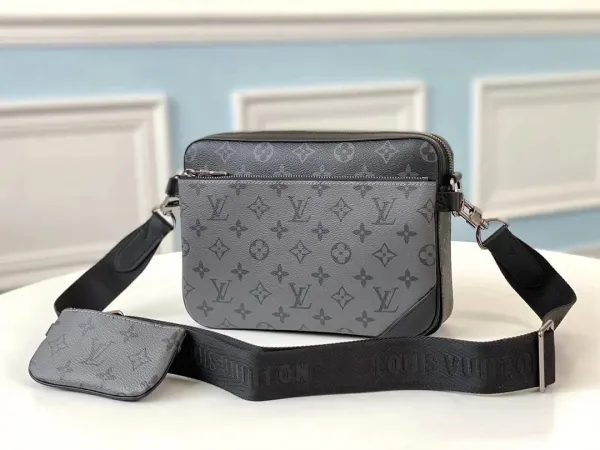 Louis Vuitton Multi Pochette Accessoires Monogram Brown Shoulder Bag with Coin Purse - 7
