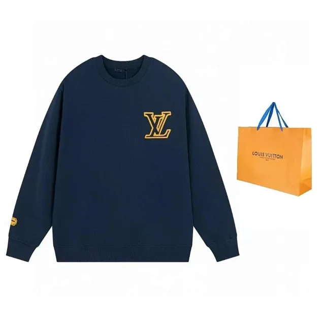 Louis Vuitton Hoodies & Sweatshirts Logo Print Crewneck Sweatshirt product detail image 2