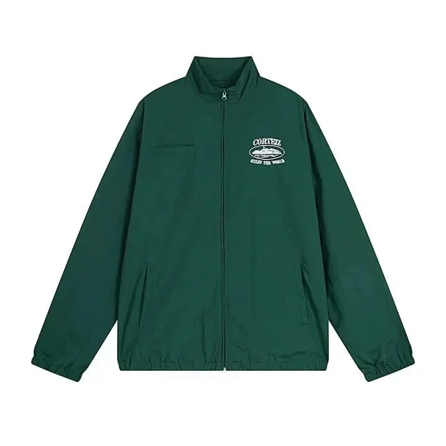 Corteiz Jackets Zip-Up Track Jacket with Contrast Piping product detail image 8