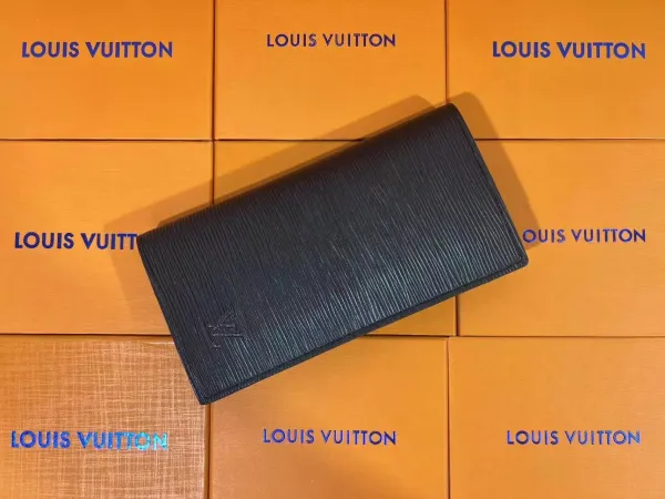 Louis Vuitton Epi Leather Long Wallet Black - 1