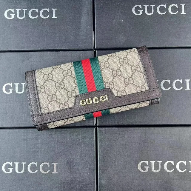 Gucci Wallets & Card Holders GG Monogram Web Stripe Wallet product detail image 7