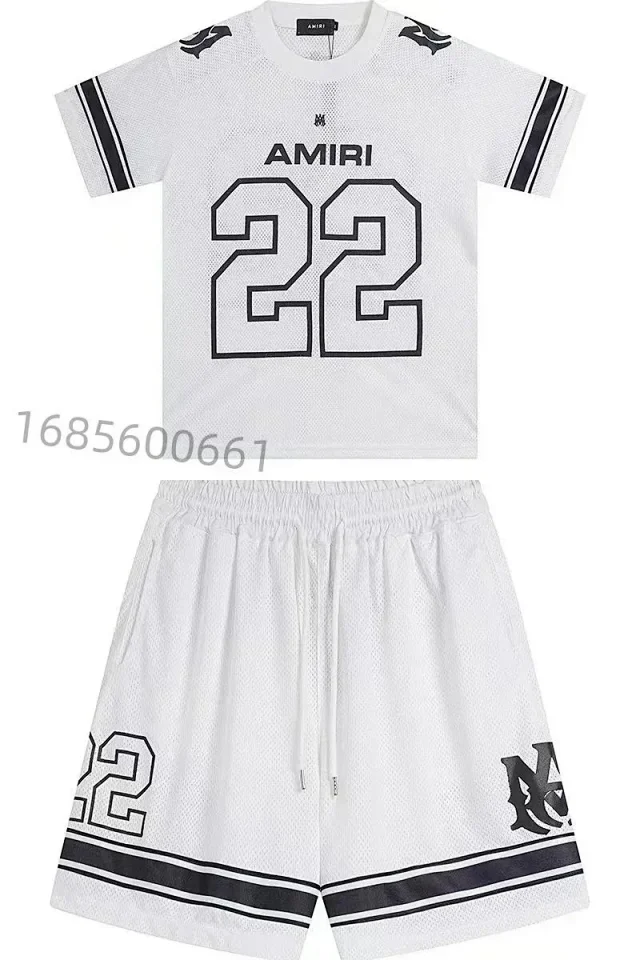 AMIRI Matching Sets Bleached Graphic T-Shirt and Shorts Set product detail image 8