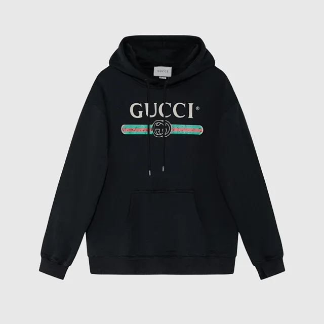 Gucci Hoodies & Sweatshirts Logo-Print Pullover Hoodie product detail image 3