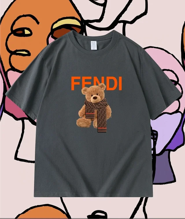 Fendi T-Shirts Graphic short-sleeve T-shirt product detail image 4