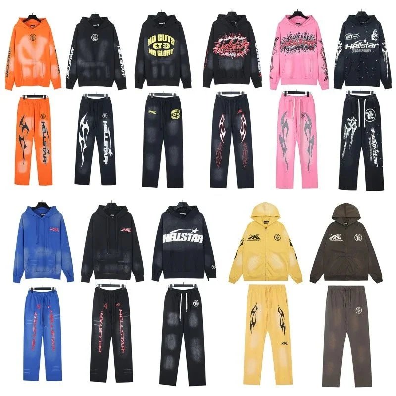 Hellstar Hoodie and Pants Sets
