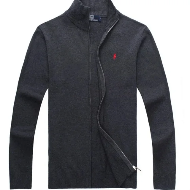 Polo Ralph Lauren Knitwear Quarter-Zip Striped Knit Sweater product detail image 4