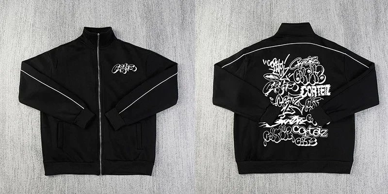 Corteiz Jackets Zip-Up Graphic Track Jacket image 3