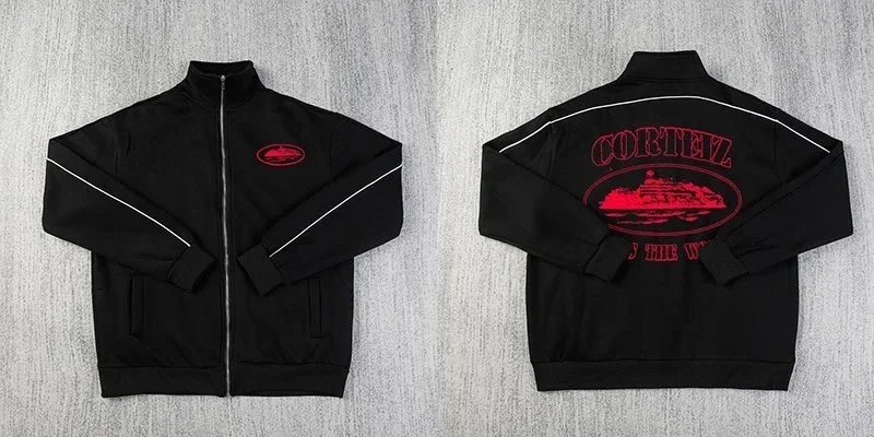 Corteiz Jackets Zip-Up Graphic Track Jacket — 15