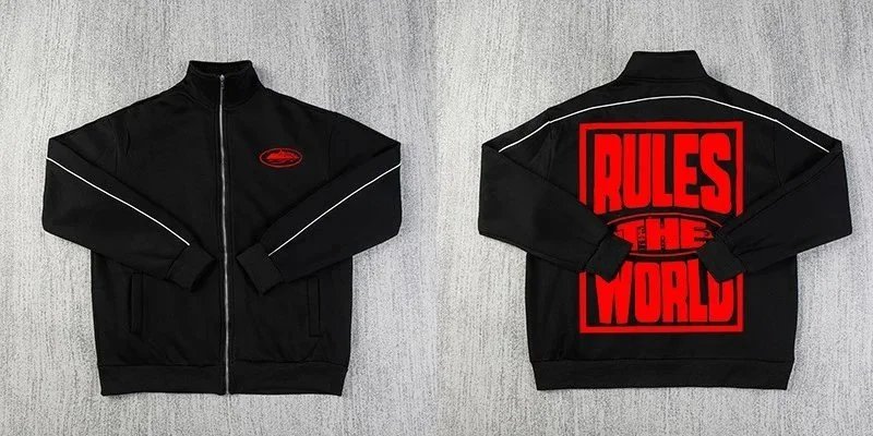 Corteiz Jackets Zip-Up Graphic Track Jacket — 27