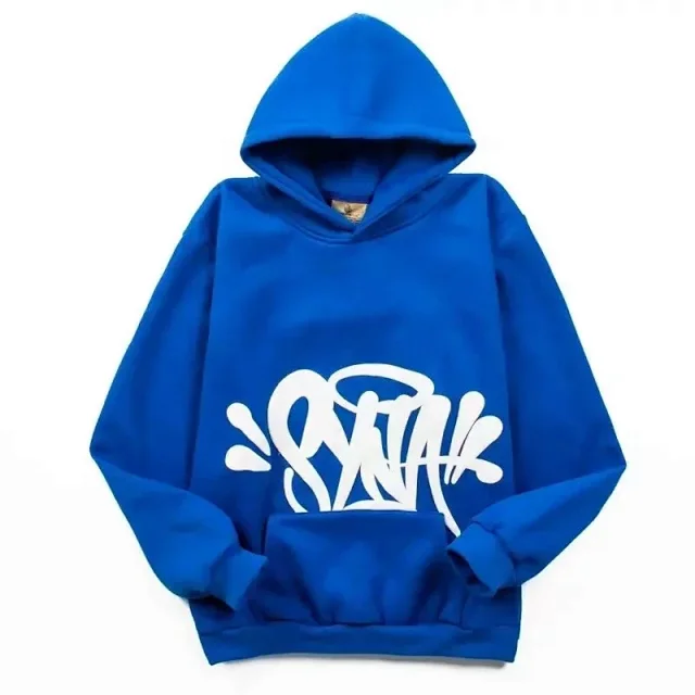 Unbranded Hoodies & Sweatshirts Hooded sweatshirt with graffiti-style print and kangaroo pocket product detail image 9