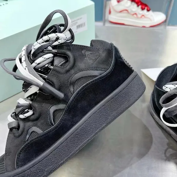 Lanvin x Pharrell Williams Bow-Strap Chunky Sneakers Beige - 5